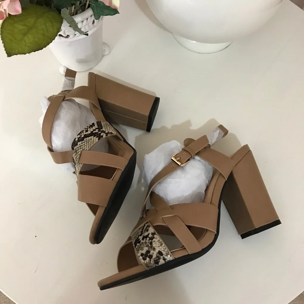 Ashley stewart strappy sandals